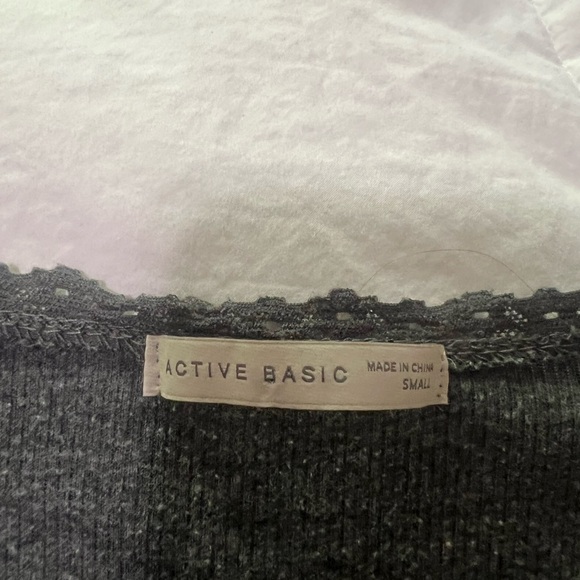 Active basic long sleeve dark gray size small - Picture 3 of 3